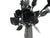 Late 20th Century Avant-Garde Hand-Forged Wrought Iron Rose Sculpture & Textured Metal Vessel For Sale - Image 4 of 10