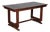 French Dining Table in Wood and Brass, 1940 For Sale
