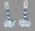 Add a touch of elegance to your home decor with this vintage pair of Delft candle holders. The blue and white design is...