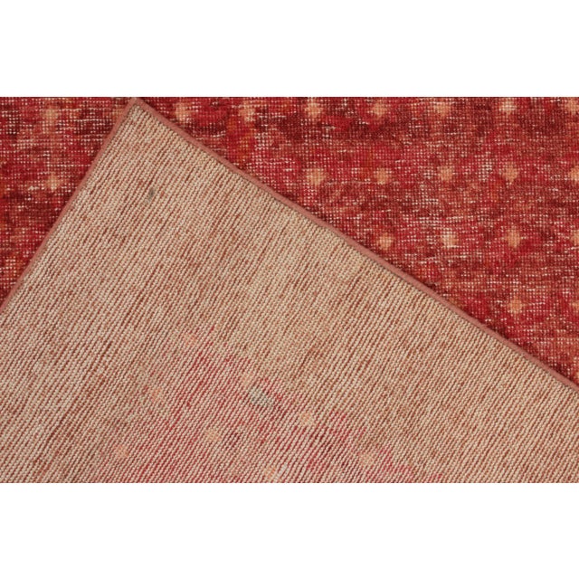 Rug & Kilim’s Oversized Pointille Rug in Dark Red, 13x19 For Sale In New York - Image 6 of 7