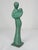 Beautifully modeled Mid-Century Modern "Mother and Child" cast metal figure. Original green and gold tone painted patina...