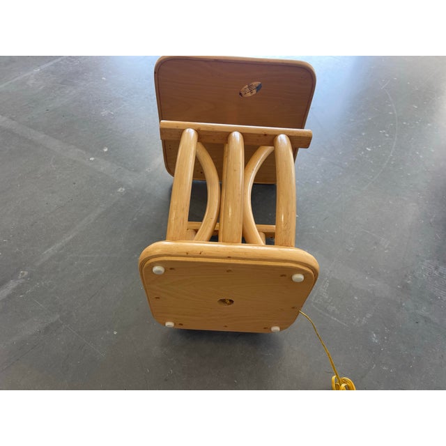 Classic Rattan “06” Floor Lamps With Table, a Pair, Vintage Bamboo, Wood, Boho, Coastal For Sale - Image 9 of 11