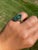The Estelle Avenue: Antique Filigree Cocktail Ring set with Chalcedony and Diamond, Size 5.75 For Sale - Image 11 of 11