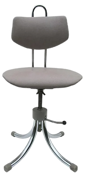 Adjustable Swivel Office Chair from Tubax, 1940s