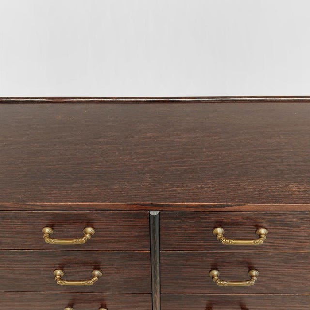 Vintage Chest of Drawers in Exotic Wood and Bamboo, 1970s For Sale - Image 11 of 18