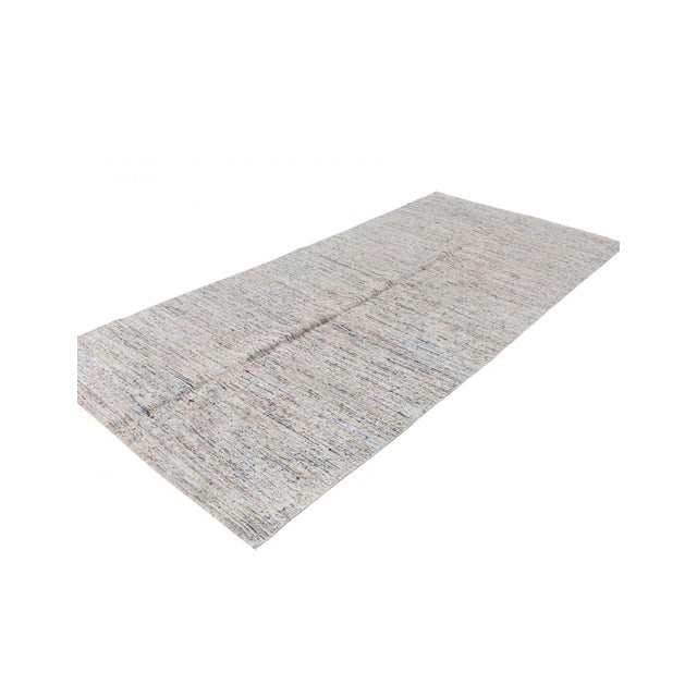 Mid-Century Modern Vintage Modern Turkish Rag Rug - 5`1" X 11`2" For Sale - Image 3 of 6