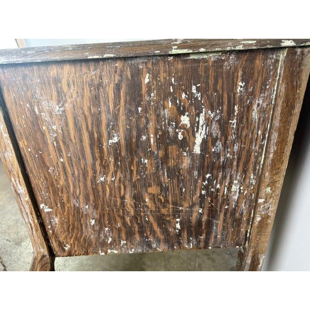 French Provincial Dresser With Mirror in Distressed Rococo Style For Sale - Image 18 of 18