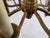 1970s Mid Century Modern Chapman Brass 8-Light Candlestick Chandelier For Sale - Image 11 of 12