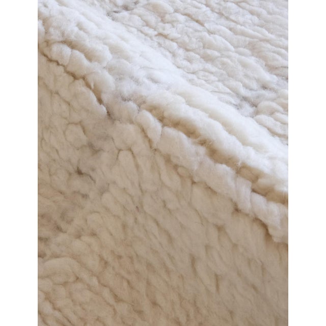 Moroccan Beni Ourain Wool Rug - 6.4 X 6.4 Ft For Sale - Image 4 of 8