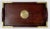 Vintage Asian Motif Rosewood Tray With Brass Hardware For Sale - Image 4 of 10