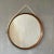 Vintage Round Mirror with Teak Frame, 1960s For Sale - Image 5 of 5