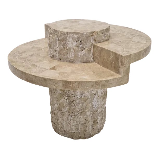 Mactan or Fossil Stone Coffee Table by Magnussen Ponte, 1980s For Sale