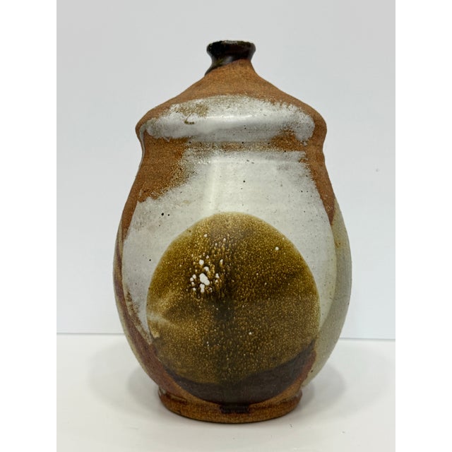 Late 20th Century 1970's Vintage Organic Studio Art Pottery Bud Vase – Signed Bre Scott, Arizona For Sale - Image 5 of 8