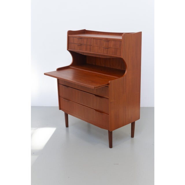 Mid-Century Danish Teak Vanity Dresser, 1960s For Sale - Image 9 of 18