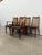 Brown Set of 6 Vintage Mid Century Modern Dining Chairs by G Plan For Sale - Image 8 of 9