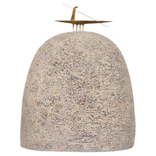 Stasys Zirgulis, Mist Sculpture, Bronze and Granite For Sale