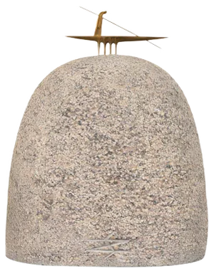 Stasys Zirgulis, Mist Sculpture, Bronze and Granite