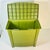 1960s Mid-Century Boho Chic Olive Green Hamper. For Sale - Image 10 of 11