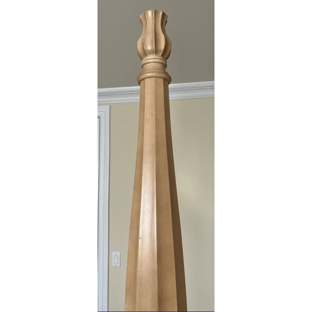 Sand Bernhardt Rendition King Four Poster Bed For Sale - Image 8 of 15