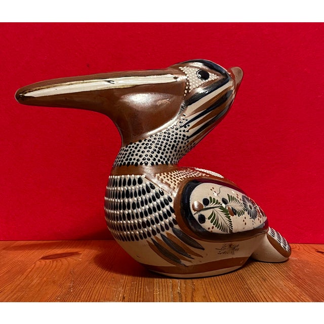 Ceramic Bird by Santana, Tonala, 1980s For Sale - Image 11 of 11