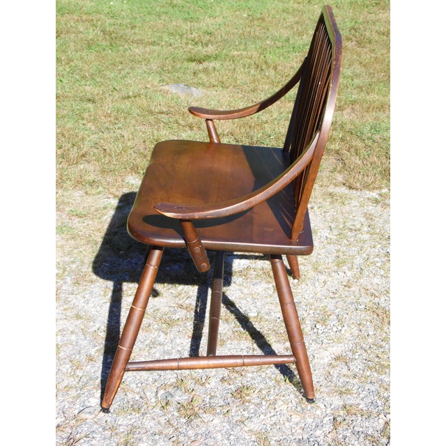 Vintage Hale of Vt Windsor Spindle Back Prosper's Bench Bentwood Settee