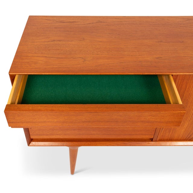 Brown Vintage Danish Mid-Century Omann Jun Møbelfabrik Model 18 Credenza 1960s For Sale - Image 8 of 12