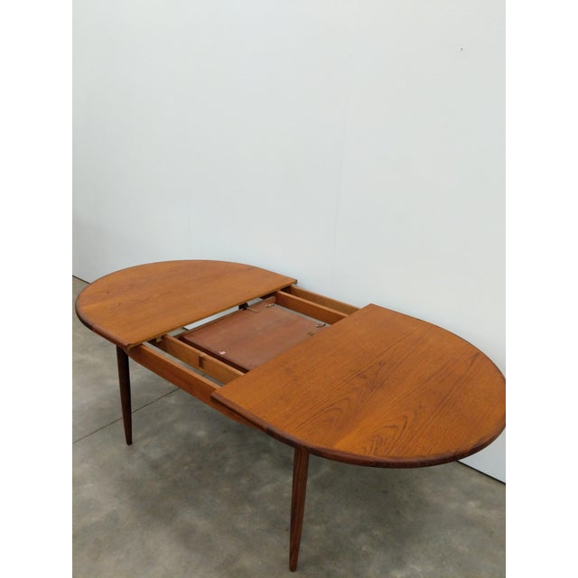 Vintage Mid Century Modern Teak Extendable Dining Table by G Plan For Sale - Image 12 of 13