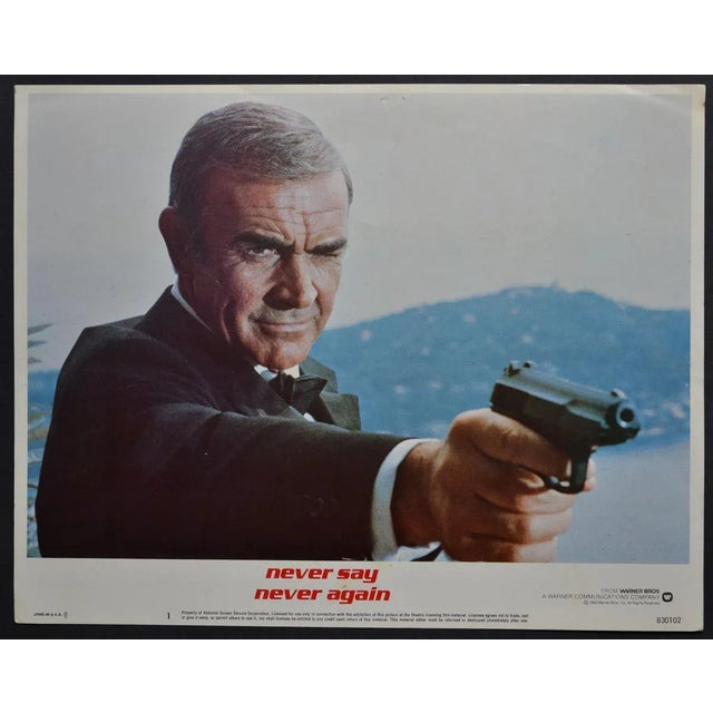 Original UK Lobby Card of John Glenn´s movie ''James Bond 007 - Never say never again'', UK 1984. Actors: Sean Connery...