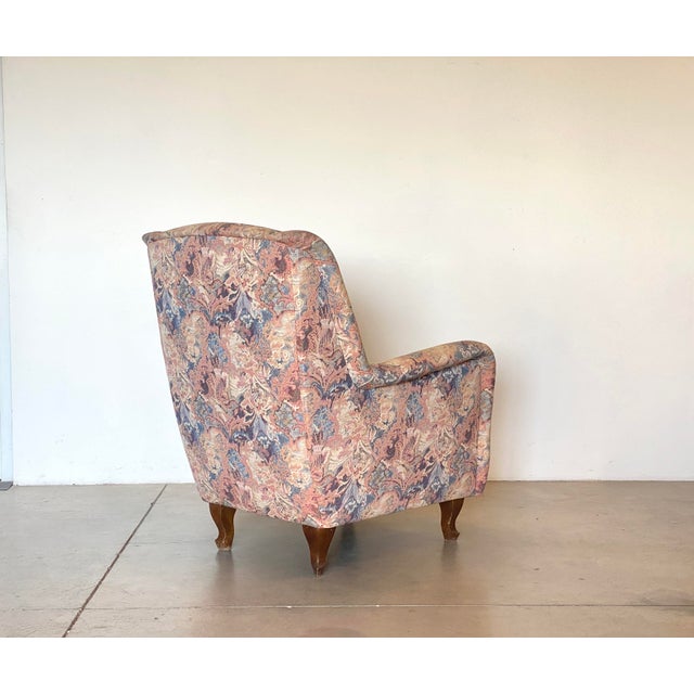 Vintage Chairs with Poufs, 1960s, Set of 3 For Sale - Image 9 of 16