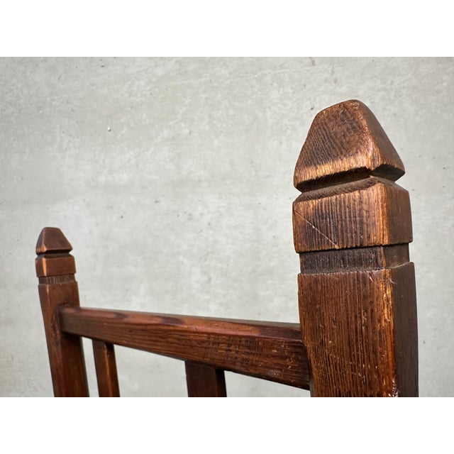 1920s Vintage Library Step Stool, 1920s For Sale - Image 5 of 14