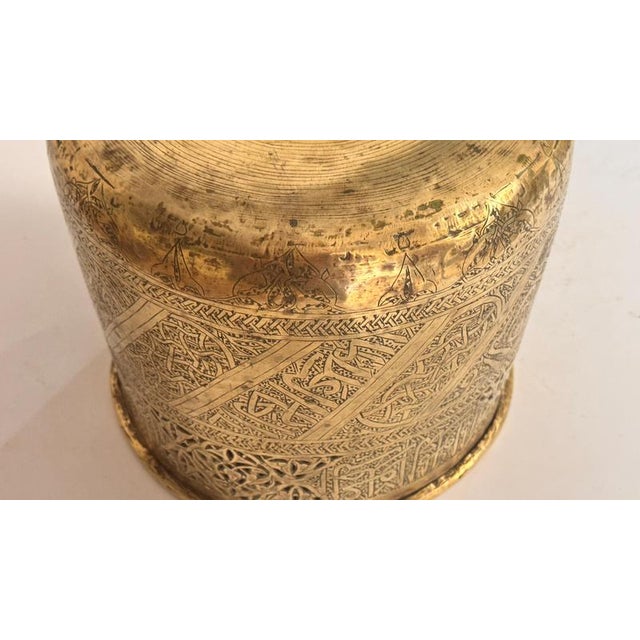 African Plant Stand in Brass For Sale - Image 10 of 13