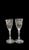 American Vintage Crystal Hand Cut Rock Sharpe Cordials- Set of 2 For Sale - Image 3 of 7