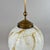 Art Deco Marbled Opaline Glass and Brass Pendant Light, Germany, 1930s For Sale - Image 10 of 18