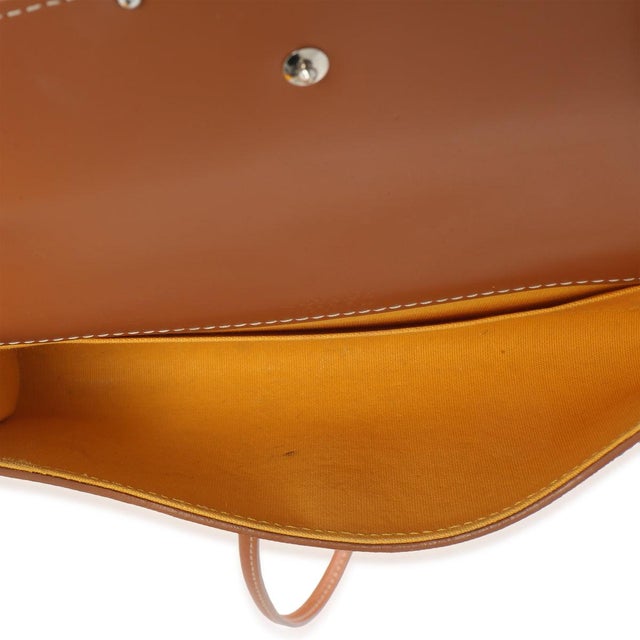 Gold Black Goyardine Monte Carlo Mini Clutch For Sale - Image 9 of 9
