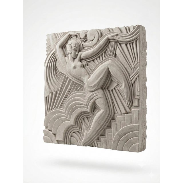 Art Deco Style. It is made of plaster