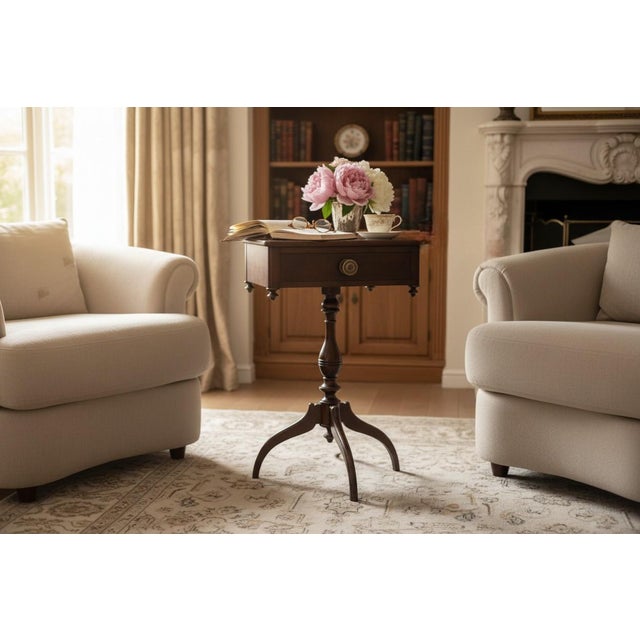 This antique pedestal table was produced by Berkey & Gay, one of Grand Rapids’ most respected furniture firms, active...