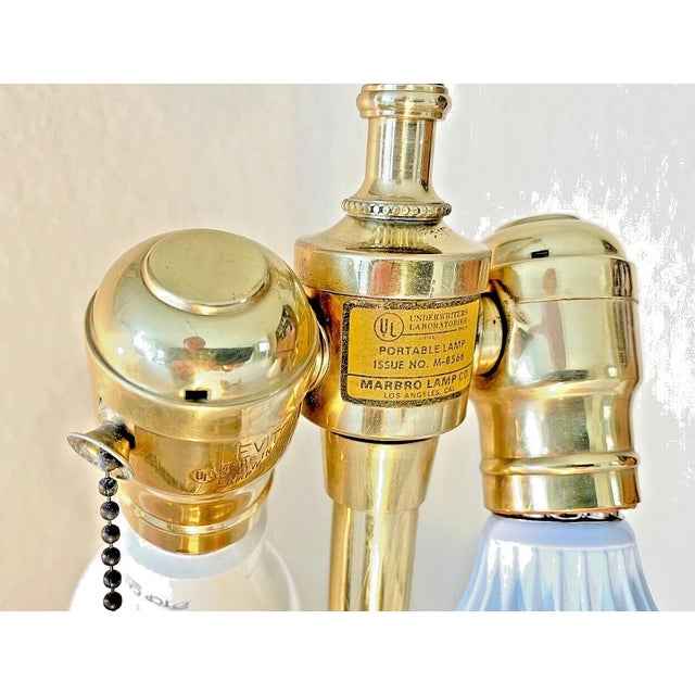 Late 20th Century Marbro Lamp Co Cloisonne Gilded Ormolu French Museum Quality Retired - a Pair For Sale - Image 4 of 6