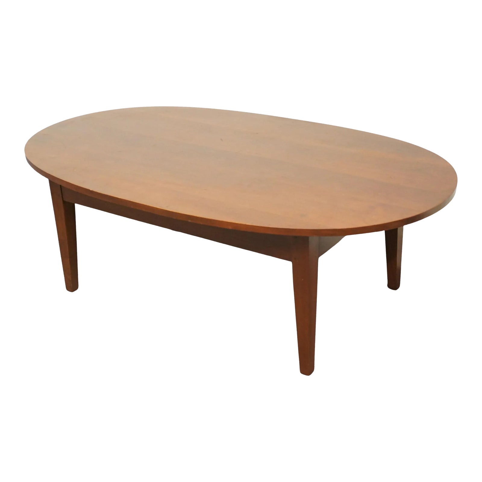 Harden Furniture Contemporary Modern Minimalist 48" Accent Oval Coffee