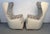 Thayer Coggin Thayer Coggin Highback Swivel Wing Chairs For Sale - Image 4 of 11