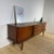 Vintage Teak Sideboard with Rounded Edges and Retracting Doors For Sale - Image 6 of 14
