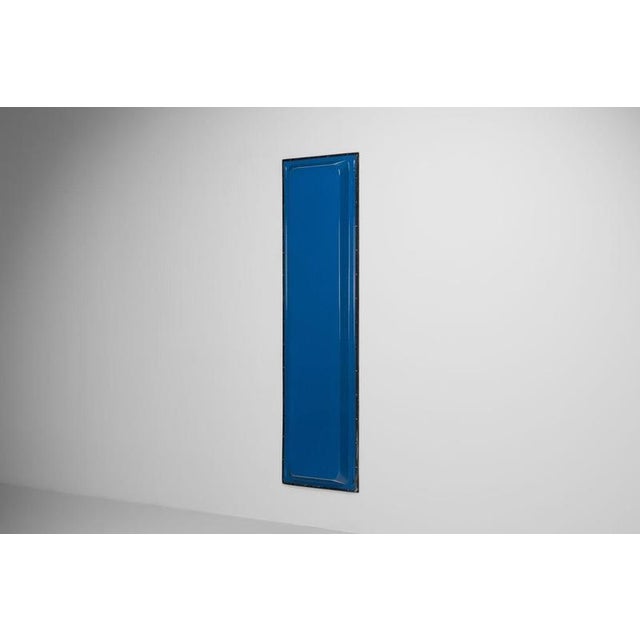 Blue Facade Insulation Panel attributed to Jean Prouvé, Béziers, France, 1965 For Sale - Image 8 of 16