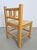 Set of Vintage Amsterdam School Natural Oak Rush Corner Chair, 1960s For Sale - Image 10 of 13