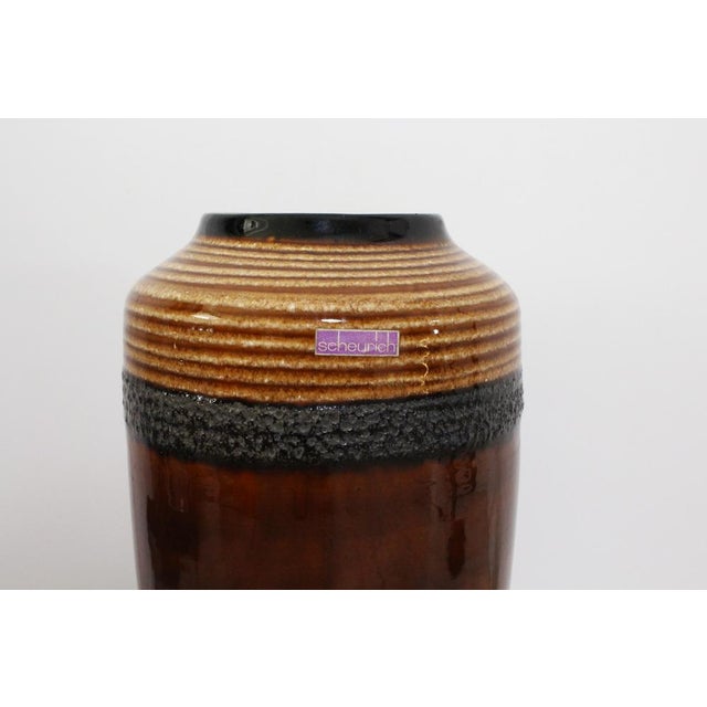 Ceramic Mid-Century Floor Vase from Scheurich Keramik, West Germany, 1960 For Sale - Image 7 of 9