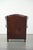 Vintage Wing Chair in Sheepskin Leather For Sale - Image 4 of 15