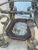 Hollywood Regency Pair of Hollywood Regency Scrolled Iron & Glass Side Tables With Stone Inset Shelves For Sale - Image 3 of 8
