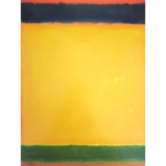 Green Red on Orange/マークロスコ/ポスター Green, Red on Orange, 1951 by Mark Rothko Abstract Art Print
