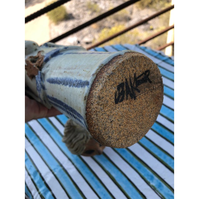 White 1960s Mid Century Ceramic Woman Vessel For Sale - Image 8 of 13