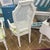 1950s Pair of Vintage Cane Back Armchairs in Gloss White For Sale - Image 5 of 10