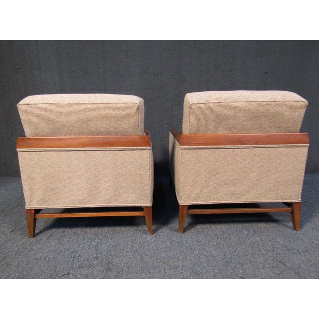 Mid 20th Century Mid 20th Century Pair of Mid-Century Lounge Chairs in the Style of Paul McCobb - 2 Pieces For Sale - Image 5 of 8