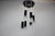 Exceptional vintage five-light pendant chandelier produced in Czechoslovakia in the 1970s. This striking Mid-Century...